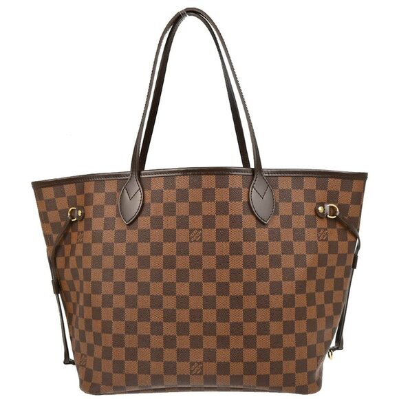 Louis Vuitton Damier Neverfull MM Shoulder Tote Bag N51105 CA3193 195282 - Picture 1 of 10